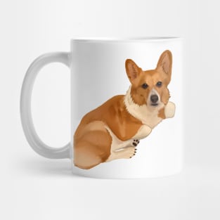 Corgi Dog Relaxing Mug